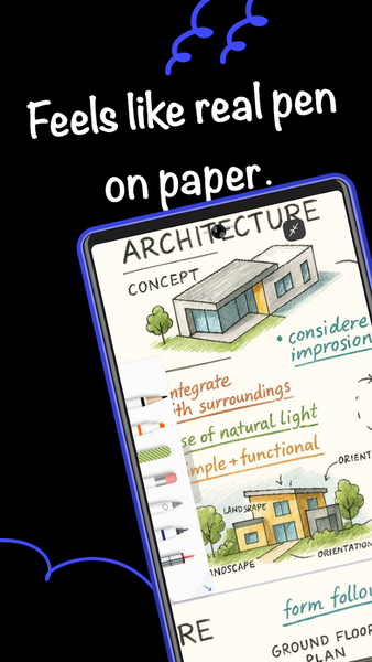 Orion Notes: Handwrite & PDFs - Image screenshot of android app