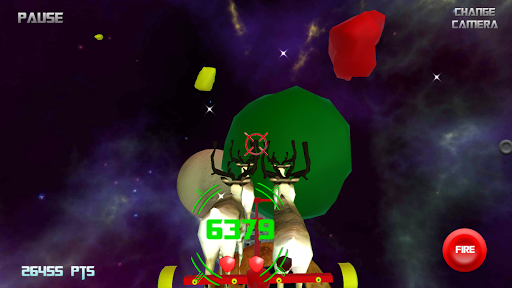 VR Asteroids - Gameplay image of android game