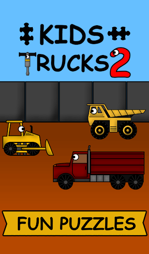 Kids Trucks: Puzzles 2 - Image screenshot of android app