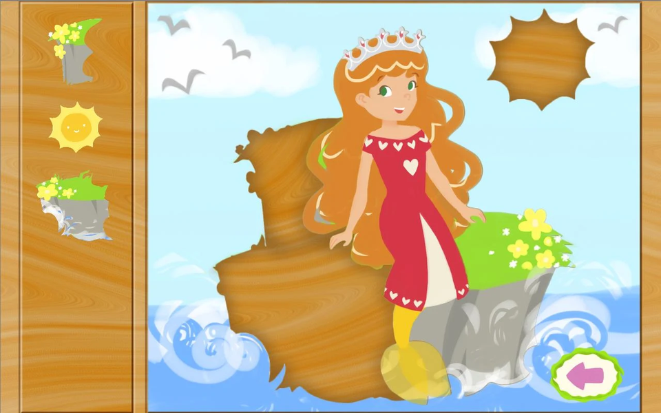 Mermaid Princess Puzzles - عکس برنامه موبایلی اندروید