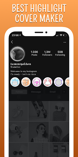 Highlight Cover Maker - عکس برنامه موبایلی اندروید