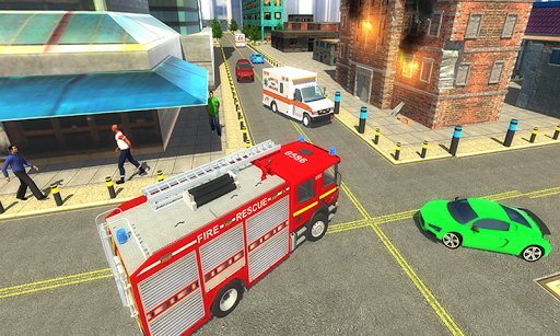 American FireFighter Rescue - Gameplay image of android game