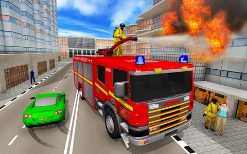 American FireFighter Rescue - Gameplay image of android game