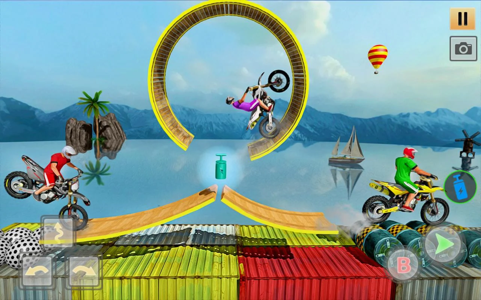 Indian Bikes Driving Game ۳D - عکس بازی موبایلی اندروید