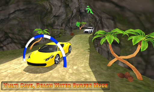 Water Surfer Car Racer Games - Gameplay image of android game