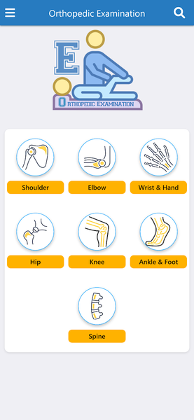 Orthopaedic Special Tests - عکس برنامه موبایلی اندروید