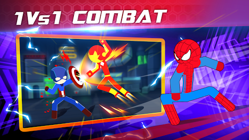 Super Stickman Heroes Fight - عکس بازی موبایلی اندروید