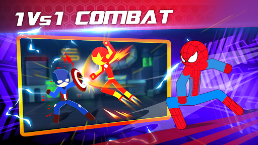 Super Stickman Heroes Fight - Gameplay image of android game