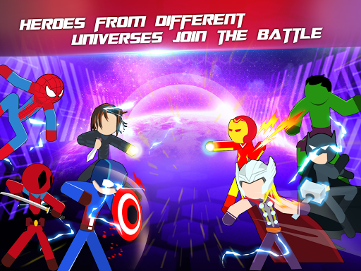 Super Stickman Heroes Fight - Gameplay image of android game