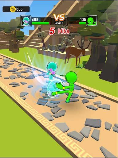 Duel Heroes - Stickman Battle - Gameplay image of android game
