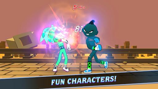 Duel Heroes - Stickman Battle - Gameplay image of android game