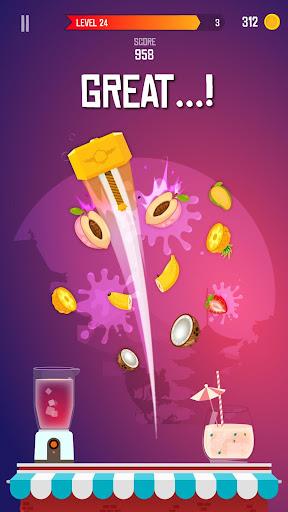 Knife Master Slicing Hit Juice - Gameplay image of android game