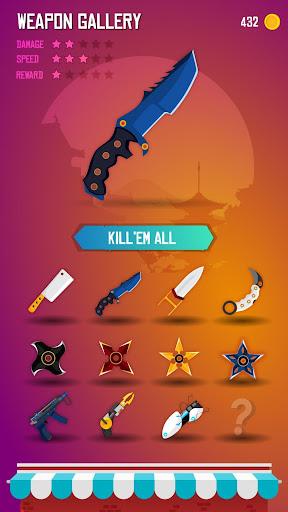Knife Master Slicing Hit Juice - Gameplay image of android game