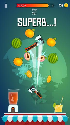 Knife Master Slicing Hit Juice - Gameplay image of android game