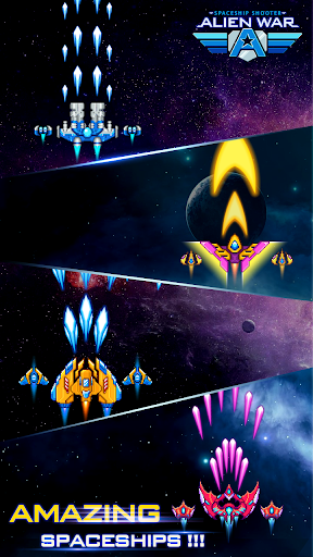 Alien War - Space Shooter - Gameplay image of android game