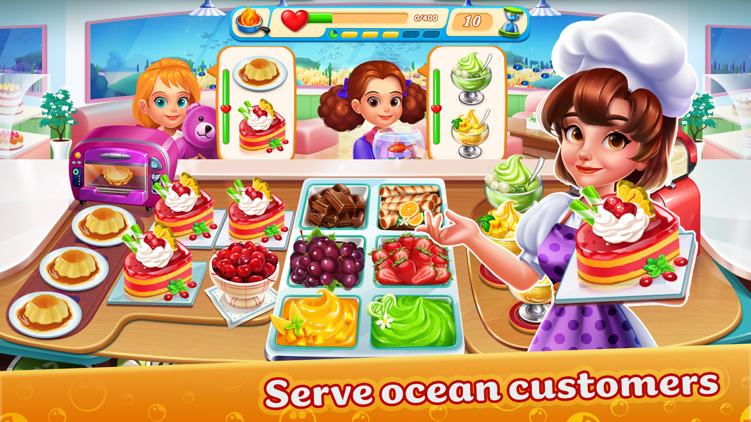 Cooking Aquarium - A Star Chef - عکس بازی موبایلی اندروید