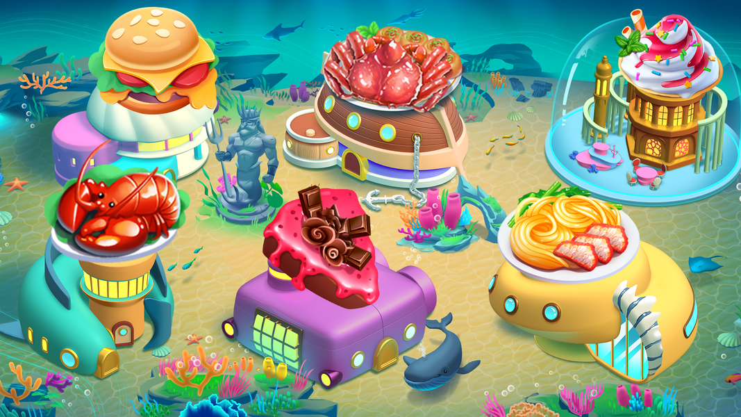 Cooking Aquarium - A Star Chef - Gameplay image of android game