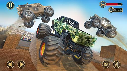 Fearless US Monster Truck Game - عکس بازی موبایلی اندروید