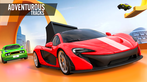 Crazy Car Stunts Racing Games - Gameplay image of android game