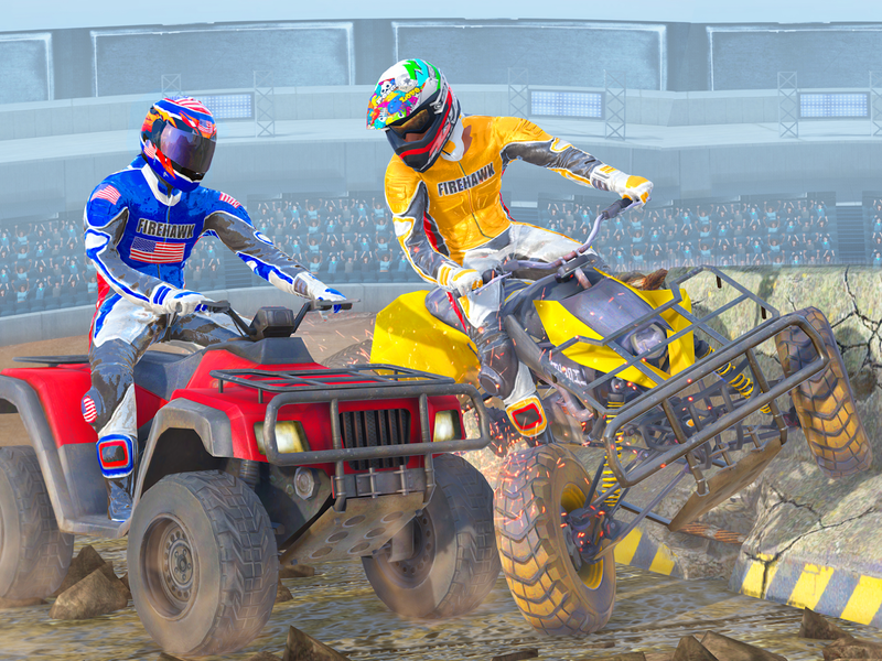 ATV Quad Bike Derby Games ۳D - عکس بازی موبایلی اندروید