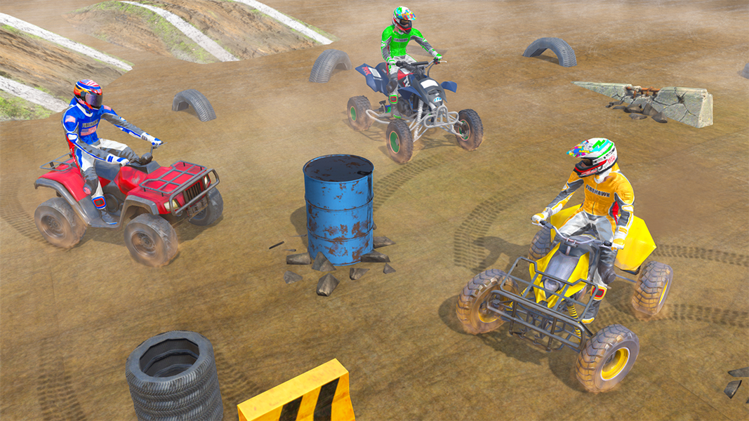 ATV Quad Bike Derby Games 3D - Gameplay image of android game
