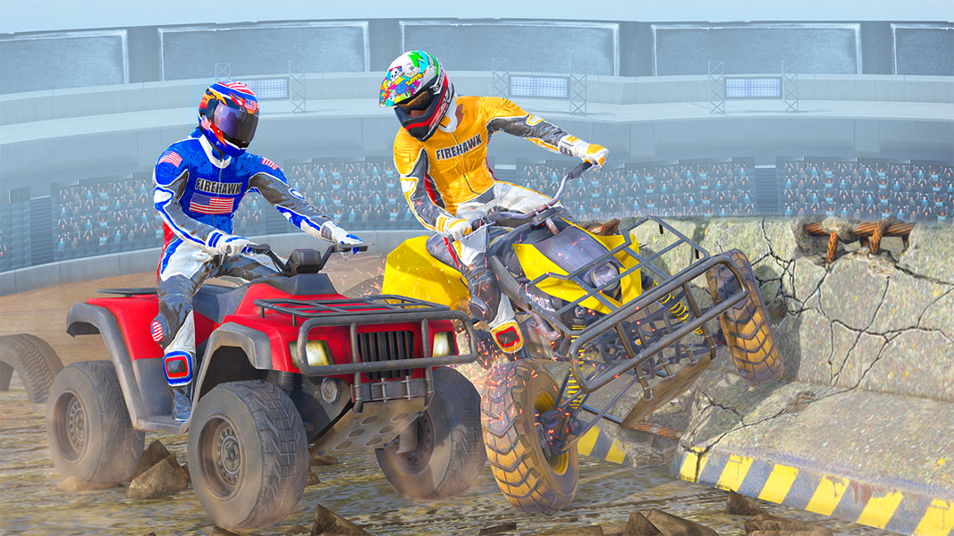 ATV Quad Bike Derby Games 3D - Gameplay image of android game