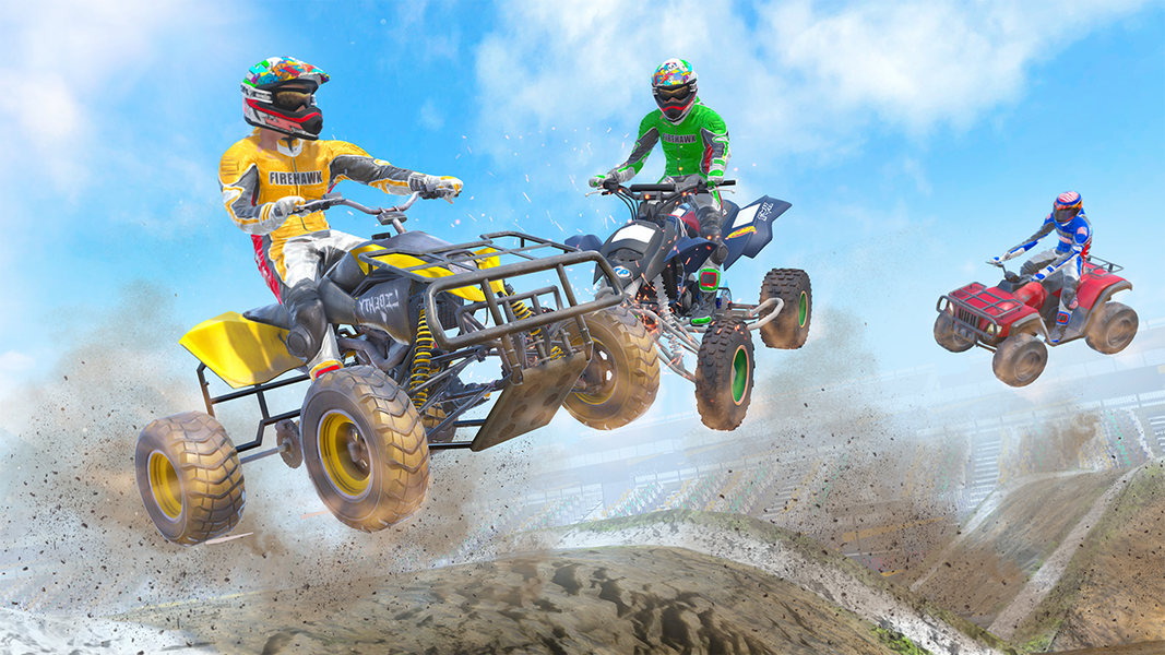 ATV Quad Bike Derby Games ۳D - عکس بازی موبایلی اندروید