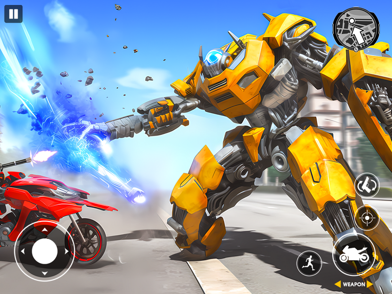 Real Robot Bike Transform Game - عکس بازی موبایلی اندروید