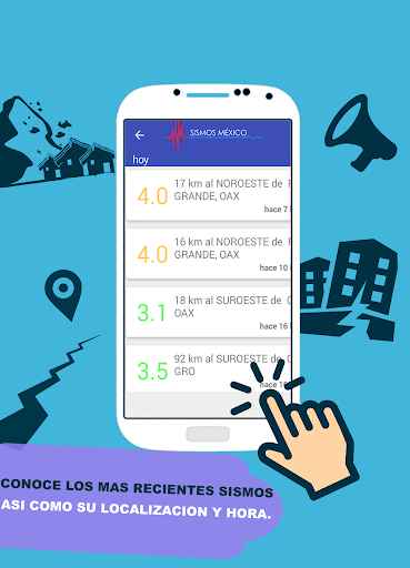 Sismos México - Image screenshot of android app