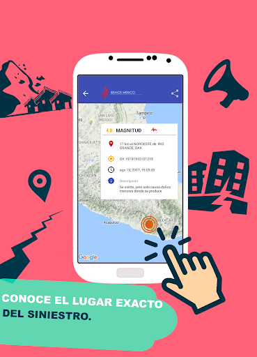 Sismos México - Image screenshot of android app