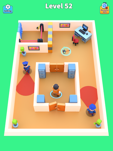 Prison Escape : Sneak & Run - عکس بازی موبایلی اندروید