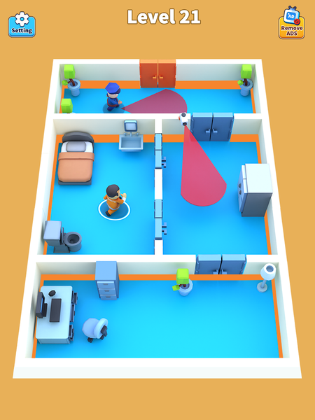 Prison Escape : Sneak & Run - عکس بازی موبایلی اندروید