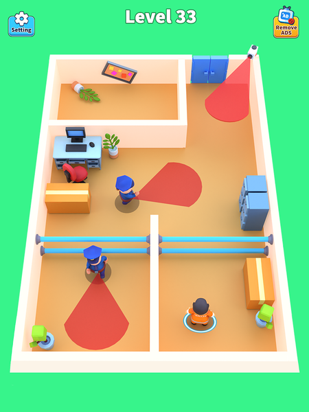 Prison Escape : Sneak & Run - عکس بازی موبایلی اندروید