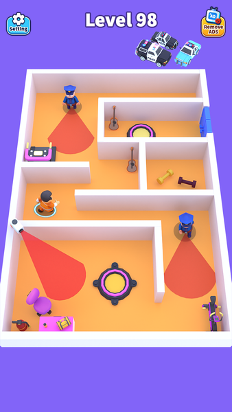 Prison Escape : Sneak & Run - عکس بازی موبایلی اندروید