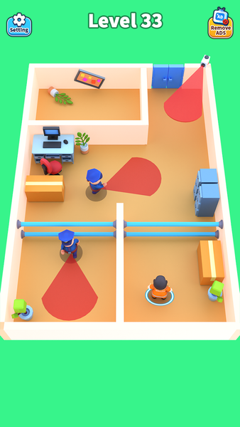 Prison Escape : Sneak & Run - عکس بازی موبایلی اندروید