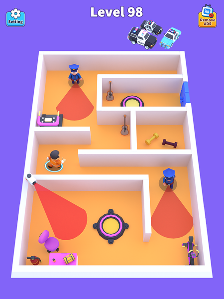 Prison Escape : Sneak & Run - عکس بازی موبایلی اندروید