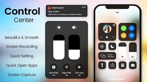 Control Center For IOS 15 - عکس برنامه موبایلی اندروید