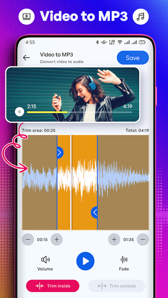 Music Cutter: MP3 to Ringtone - Image screenshot of android app