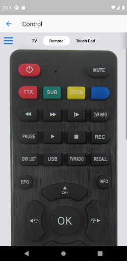 Remote Control For Catvision - Image screenshot of android app