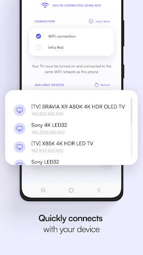 TV Remote control for Sony TV - Image screenshot of android app