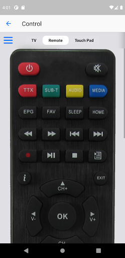 Remote Control For SR Digital - عکس برنامه موبایلی اندروید