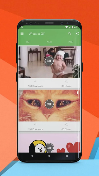 What's a Gif(Saver, Share) - Image screenshot of android app