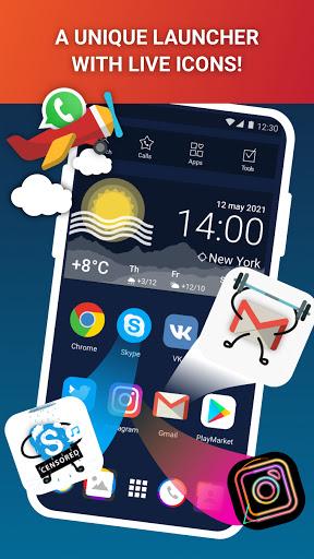 Launcher Live Icons for Android - Image screenshot of android app
