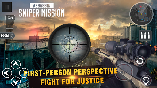 Assassin Sniper Mission - Gameplay image of android game
