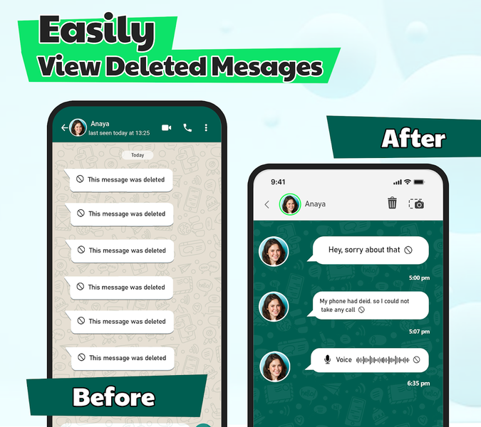 EZ Recover Deleted Messages - Image screenshot of android app