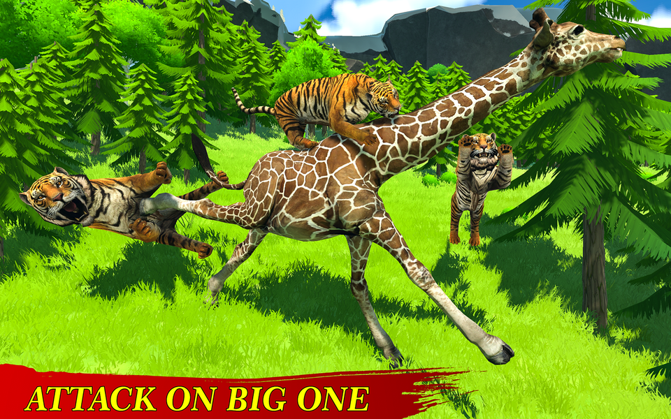 Tiger Family: Ultimate Survive - Gameplay image of android game