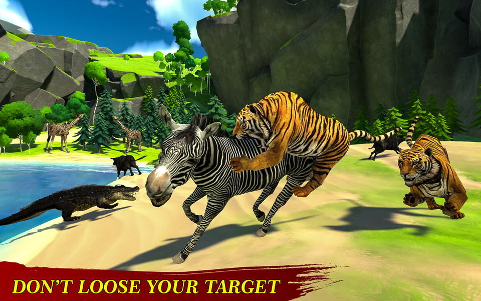 Tiger Family: Ultimate Survive - Gameplay image of android game