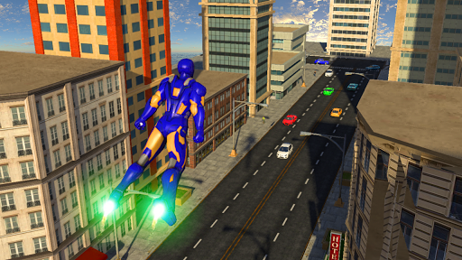 Superhero Iron Steel Robot - Rescue Mission 2020 - Gameplay image of android game