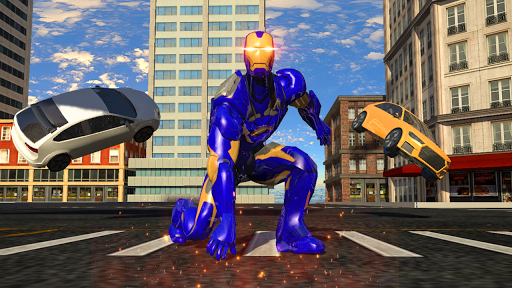 Superhero Iron Steel Robot - Rescue Mission ۲۰۲۰ - عکس بازی موبایلی اندروید
