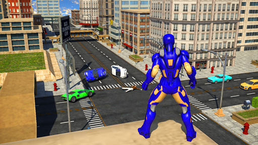 Superhero Iron Steel Robot - Rescue Mission 2020 - Gameplay image of android game